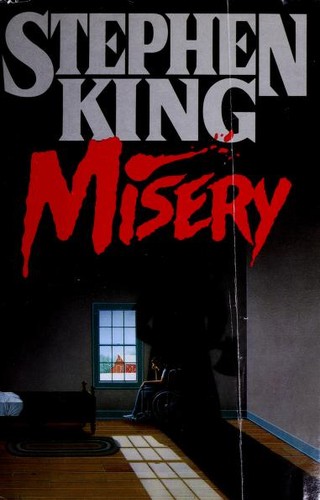 Misery by Stephen King book cover (1987)