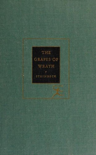 The Grapes of Wrath by John Steinbeck book cover (1939)