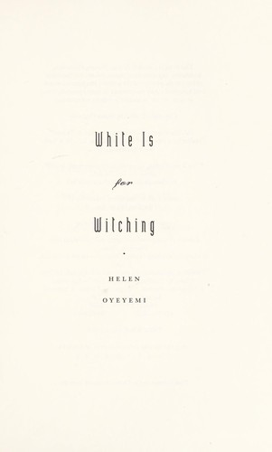 White is for Witching (2009)